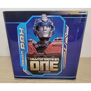 Transformers‎ One Popcorn Bucket Tin Cinemark Exclusive New & Unused